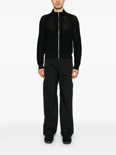 J.lal Ash Zip-up Cardigan In Black