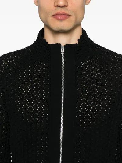J.lal Ash Zip-up Cardigan In Black