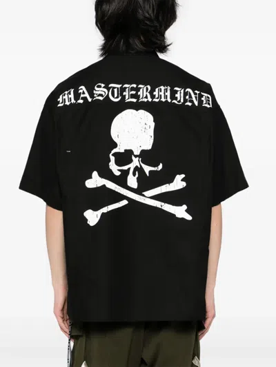 Mastermind Japan Button-up Shirt In Black
