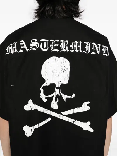 Mastermind Japan Button-up Shirt In Black