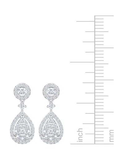 Macy's Diamond Drop Earrings (3/4 Ct. T.w.) In 14k White Gold In White Gold