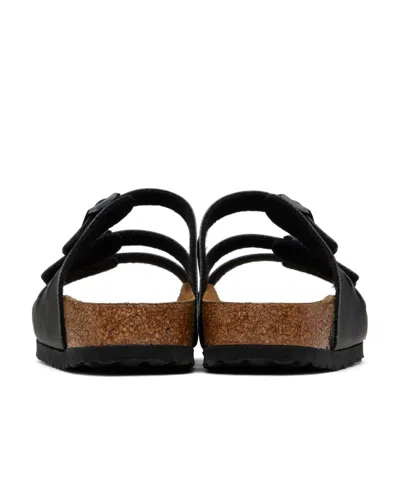 Birkenstock Florida Bs Leather Slides In Black