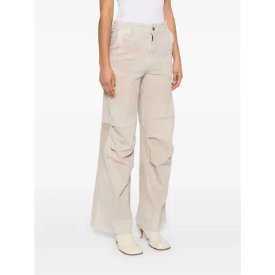 Salvatore Santoro Belt Loop Track Pants In Nude