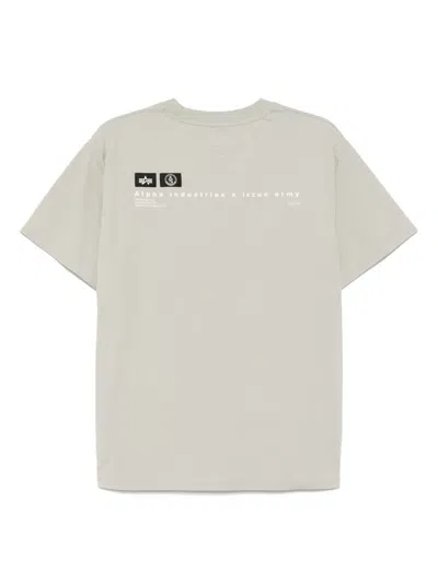 Izzue Logo-print T-shirt In Grey