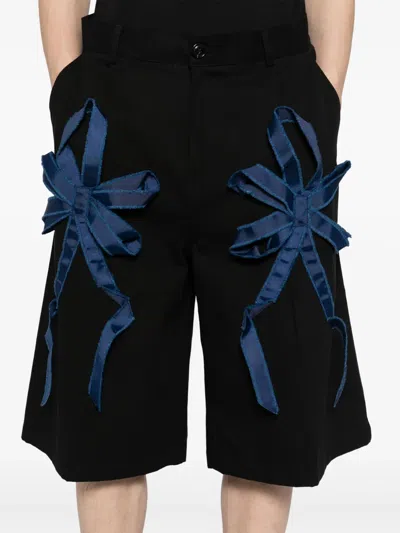 Juntae Kim Applique Shorts In Black