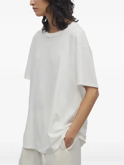 The Row Isha Oversize Cotton Jersey T-shirt In White