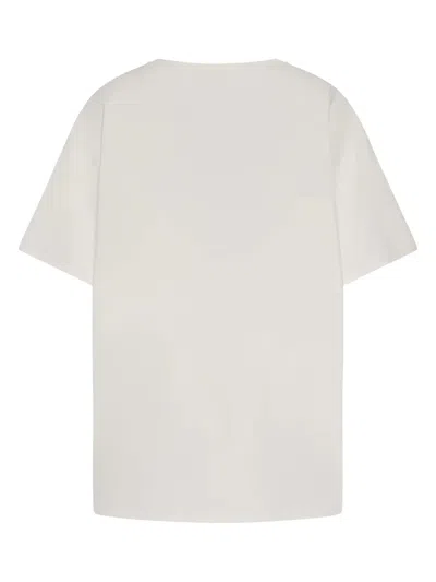 The Row Isha Oversize Cotton Jersey T-shirt In White