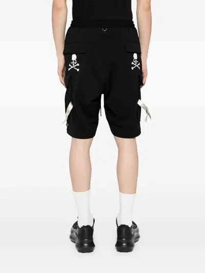 Mastermind Japan Drawstring Cargo Shorts In Black