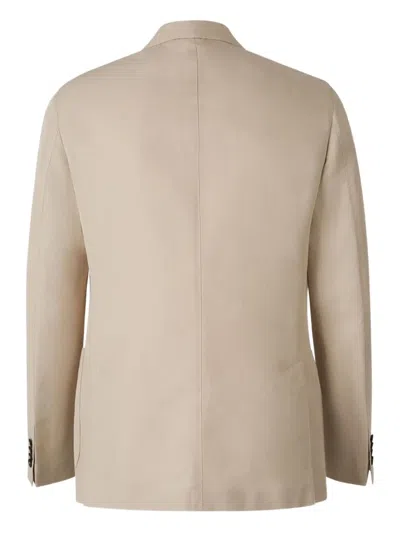 Incotex Single-breasted Suit In Neutrals