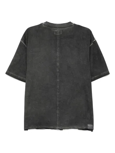 Izzue Asymmetric Hem T-shirt In Grey