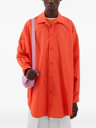 Sunnei Mega Shirt In Orange