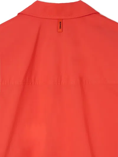 Sunnei Mega Shirt In Orange