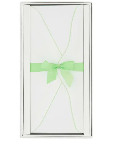 Pineider Empress Stationery Set In White