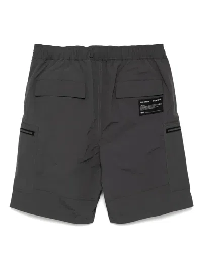 Izzue Drawstring Cargo Shorts In Grey