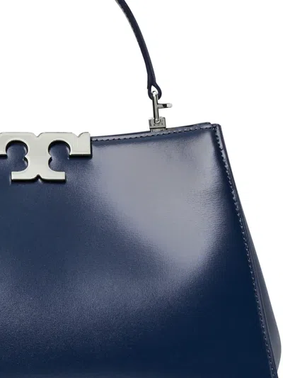 Tory Burch Medium Eleanor Leather Top Handle Bag In Black