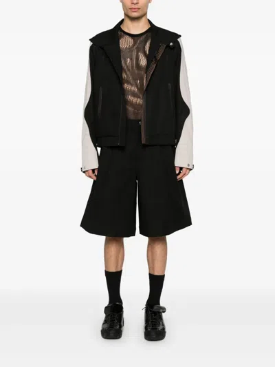 J.lal Static Bermuda Shorts In Black