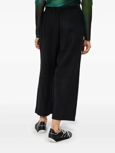 Y-3 Elasticated Cropped Trousers In Black