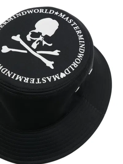 Mastermind Japan Logo-print Bucket Hat In Black