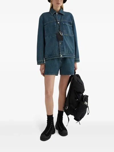 Jil Sander Denim Cotton Shirt In Blue