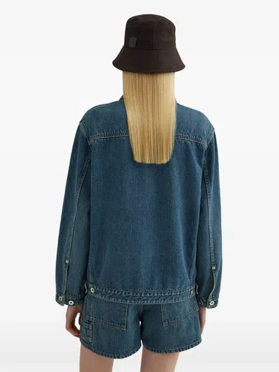 Jil Sander Denim Cotton Shirt In Blue