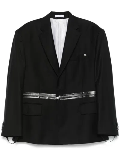 Helmut Lang Men's Zip Driver Blazer In Black