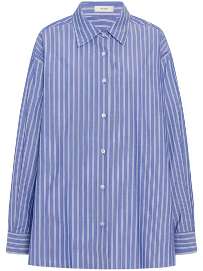 The Row Luka Shirt In Blue