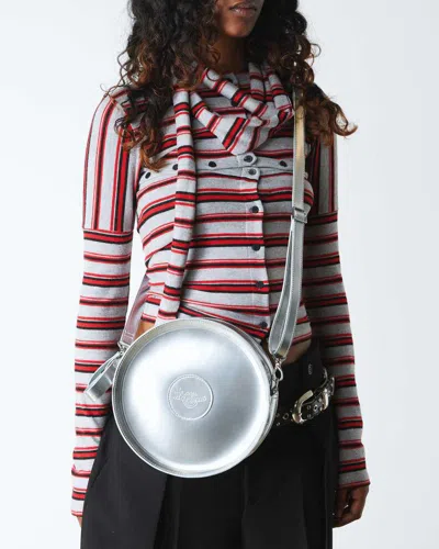 Dr. Martens Metallic Round Backpack In Metallic