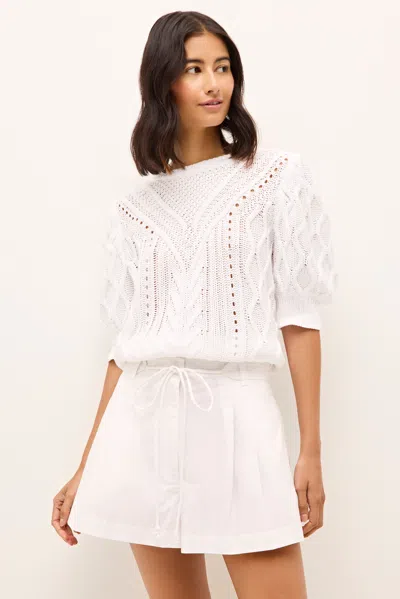 Marie Oliver Sammie Sweater In White