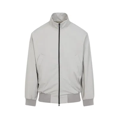 Fear Of God High Collar Bomber Jacket In Gray