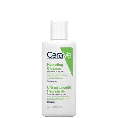 Cerave Travel Size Hydrating Cleanser For Normal To Dry Skin 88ml