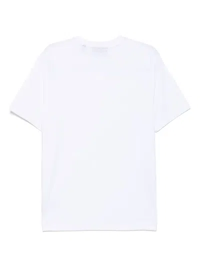 Belstaff Crewneck Short Sleeves Alloy T-shirt In White