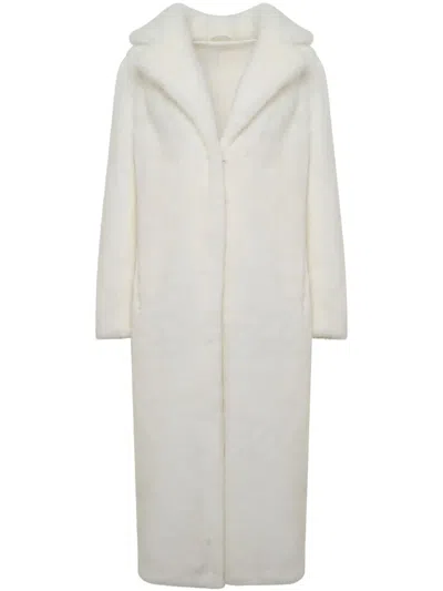 Unreal Fur Romantique Coat In 白色