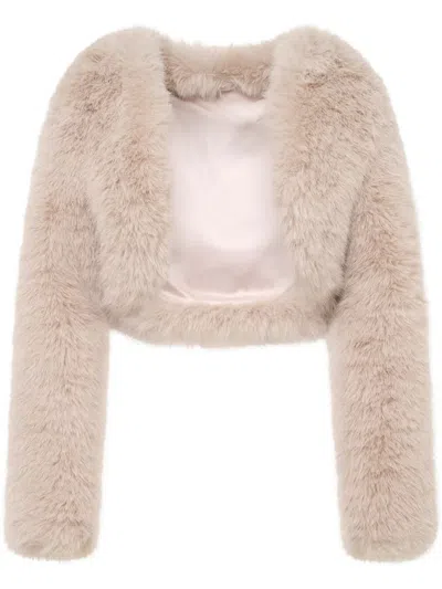 Unreal Fur Empress Jacket In 中性色