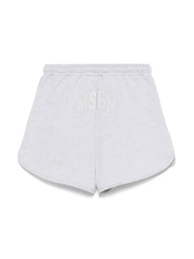 Msgm Studded Shorts In 灰色