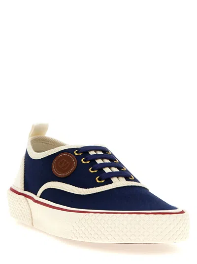 Valentino Garavani Sneaker Nojoke In Blue And White Canvas