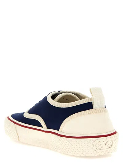 Valentino Garavani Sneaker Nojoke In Blue And White Canvas