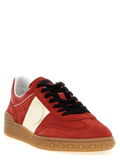 Valentino Upvillage Low Top Trainer In Red