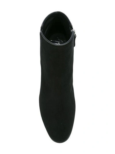 Shop Giuseppe Zanotti Design 'nicky' Ankle Boots - Black