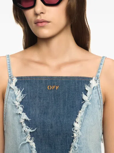 Off-white Off White Women Denim Doll Shorts In Multi