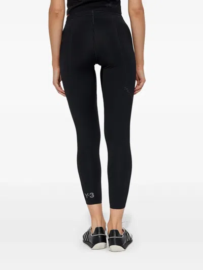 Y-3 Running Leggings In 黑色