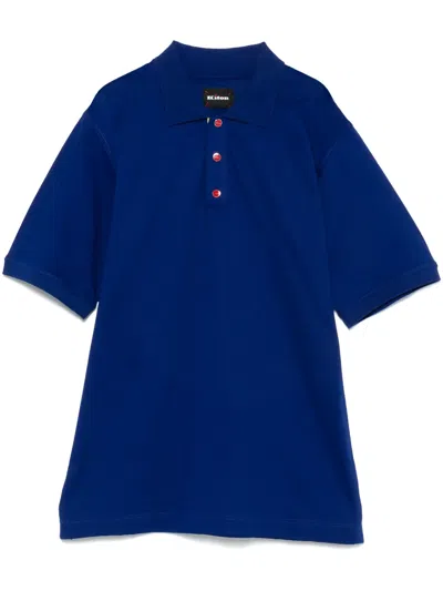 Kiton Cotton Polo Shirt In 蓝色