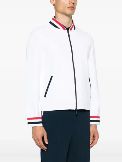 Thom Browne Bomber Jacket In White