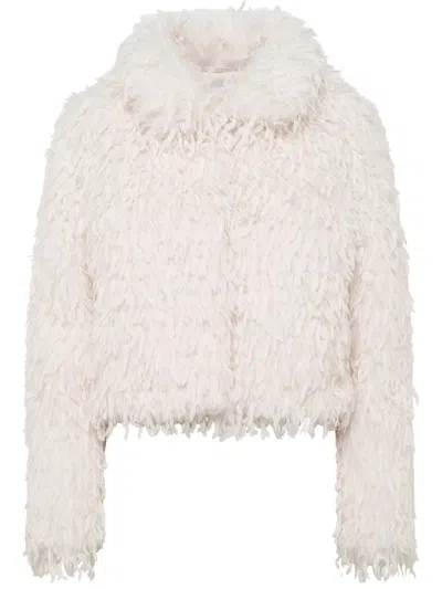 Unreal Fur Swan Lake Jacket In 白色