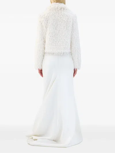 Unreal Fur Swan Lake Jacket In 白色