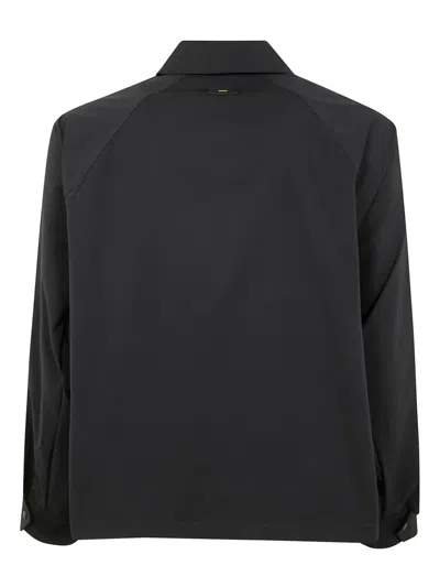 Aspesi Giubbotto Taharu In Twill Di Tessuto Tecnico - Nero In 黑色