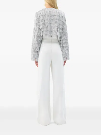 Unreal Fur Copacabana Jacket In 银色