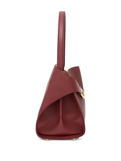 Ferragamo Women's Hug Soft Leather Shoulder Bag In Red