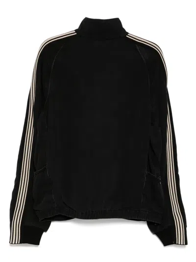 Croquis Zip-up Denim Jacket In Black