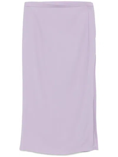 紫貂皮中长半身裙