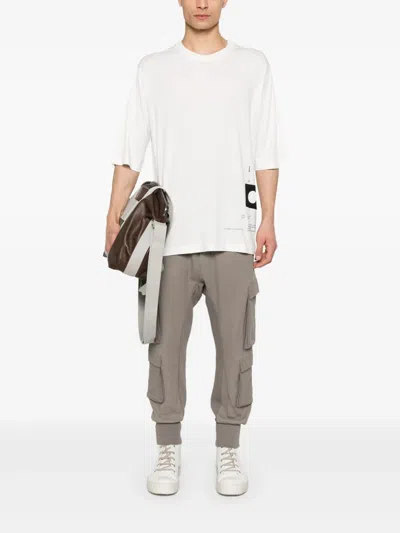 Thom Krom Printed Graphic T-shirt In White